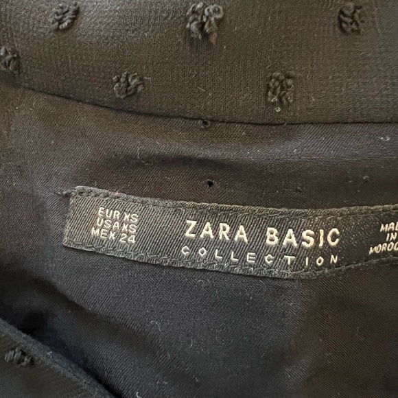 Zara Black Long Sleeve Dress - Picture 4 of 4